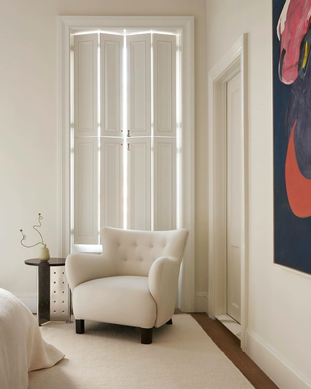 Bespoke panelled timber shutters